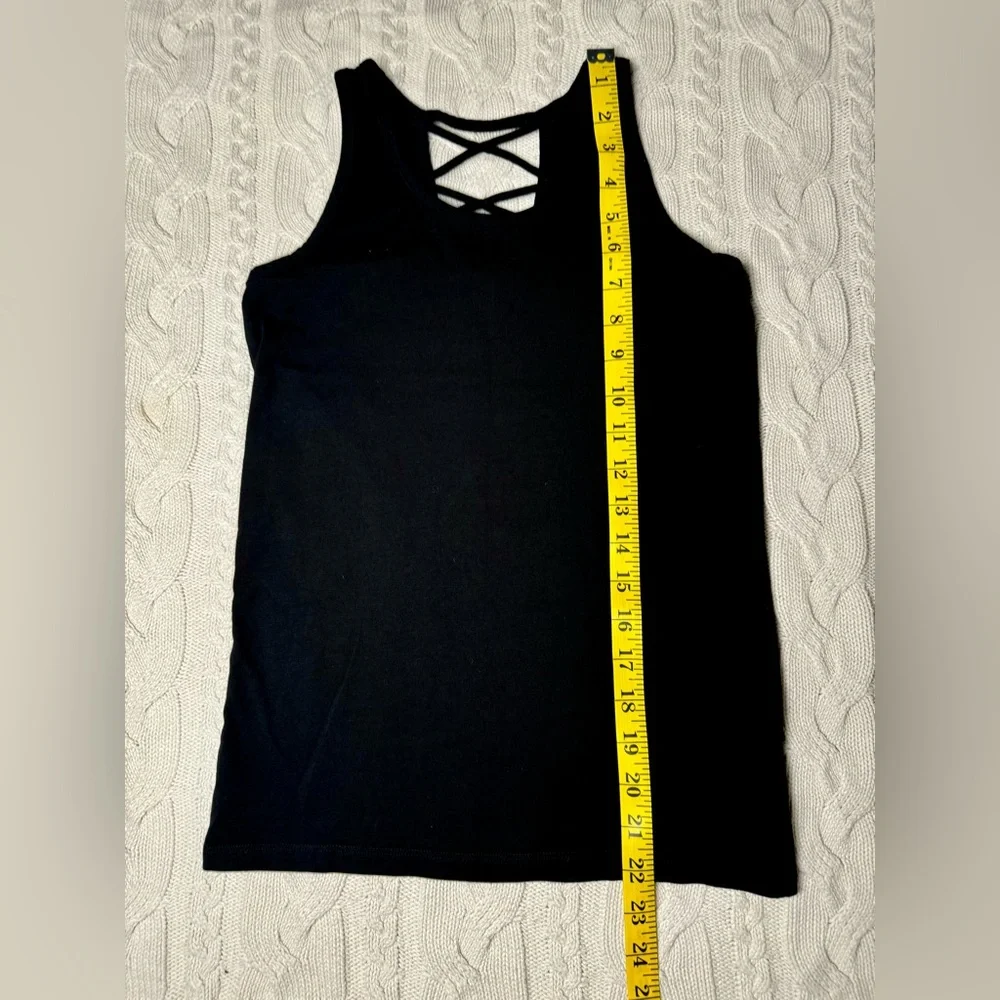 NWOT Kid’s Old Navy Criss-Cross Black Tank #1168